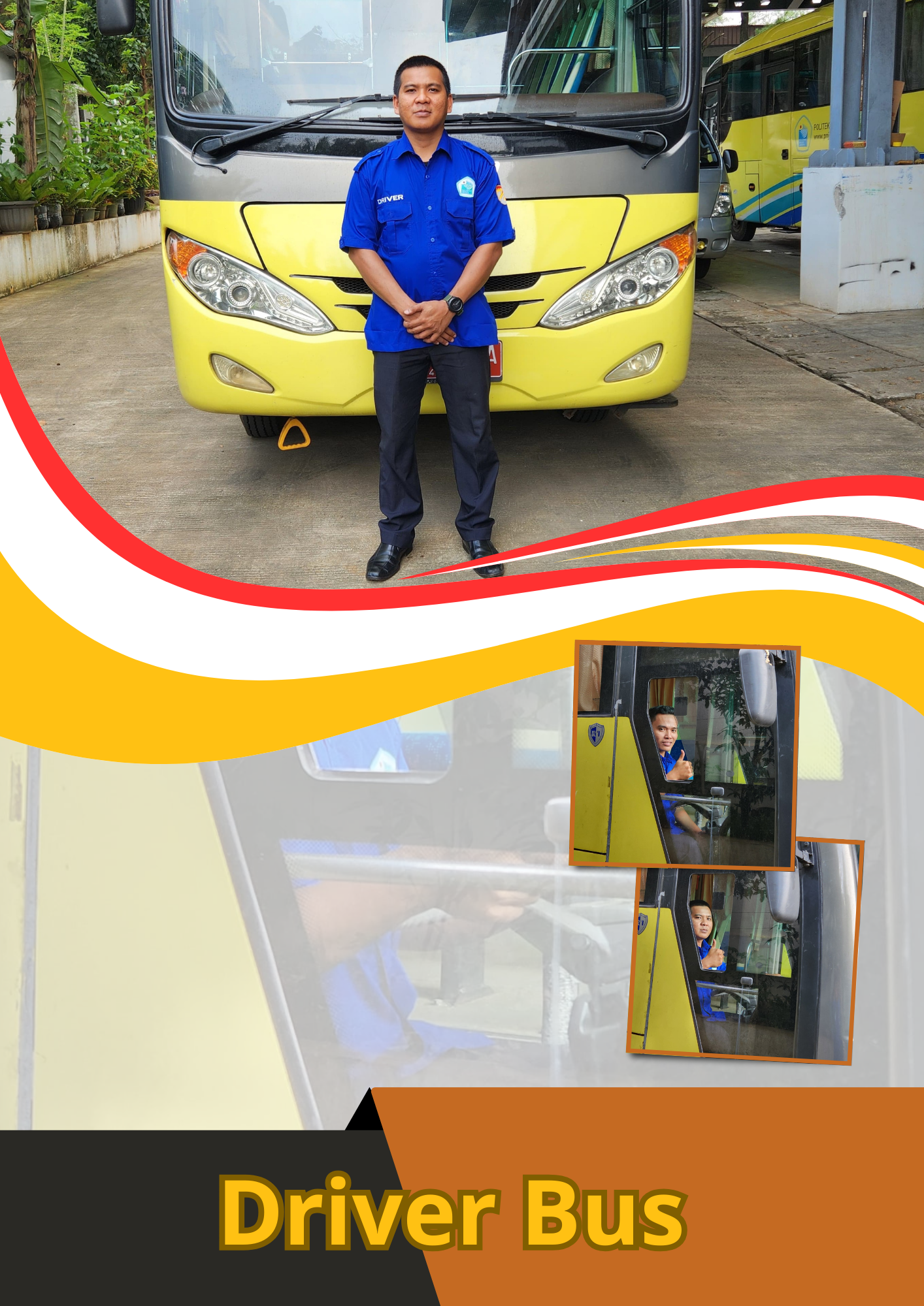 Pengemudi siap bertugas